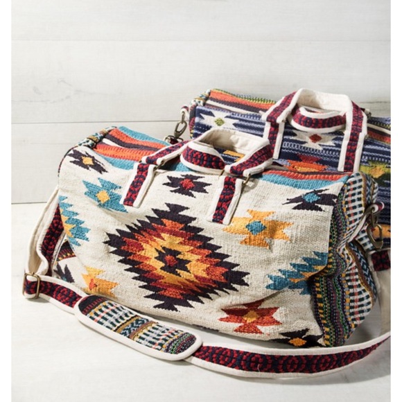 BOHO WEEKENDER DUFFLE BAG ~  NAVAJO - Picture 2 of 8